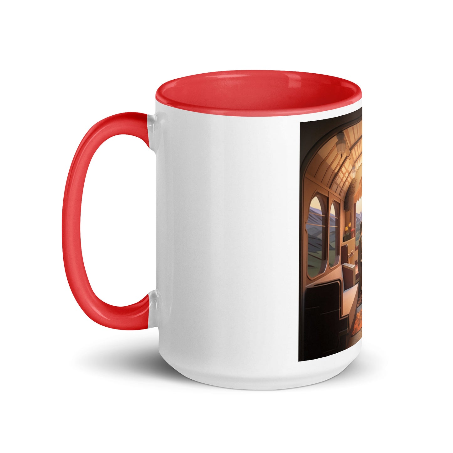 Orient Express Series Print #10 - Mug with Color Inside