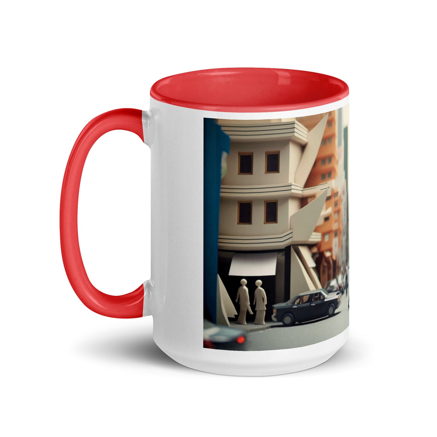 Via The Metropolis Series Print #7 - Mug with Color Inside