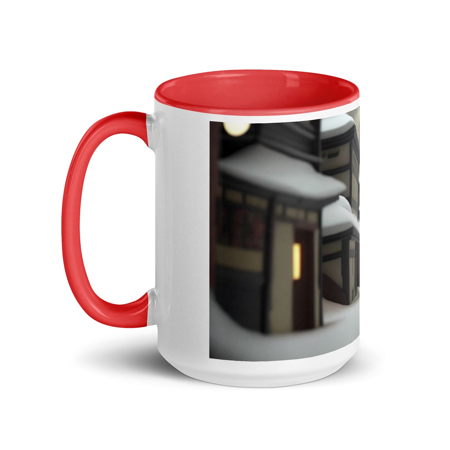 Asian Snow Series Print #4 - Mug with Color Inside