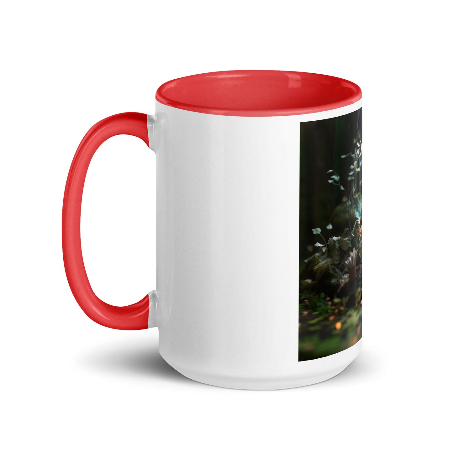 Relaxing By The Brook Series Print #1 - Mug with Color Inside