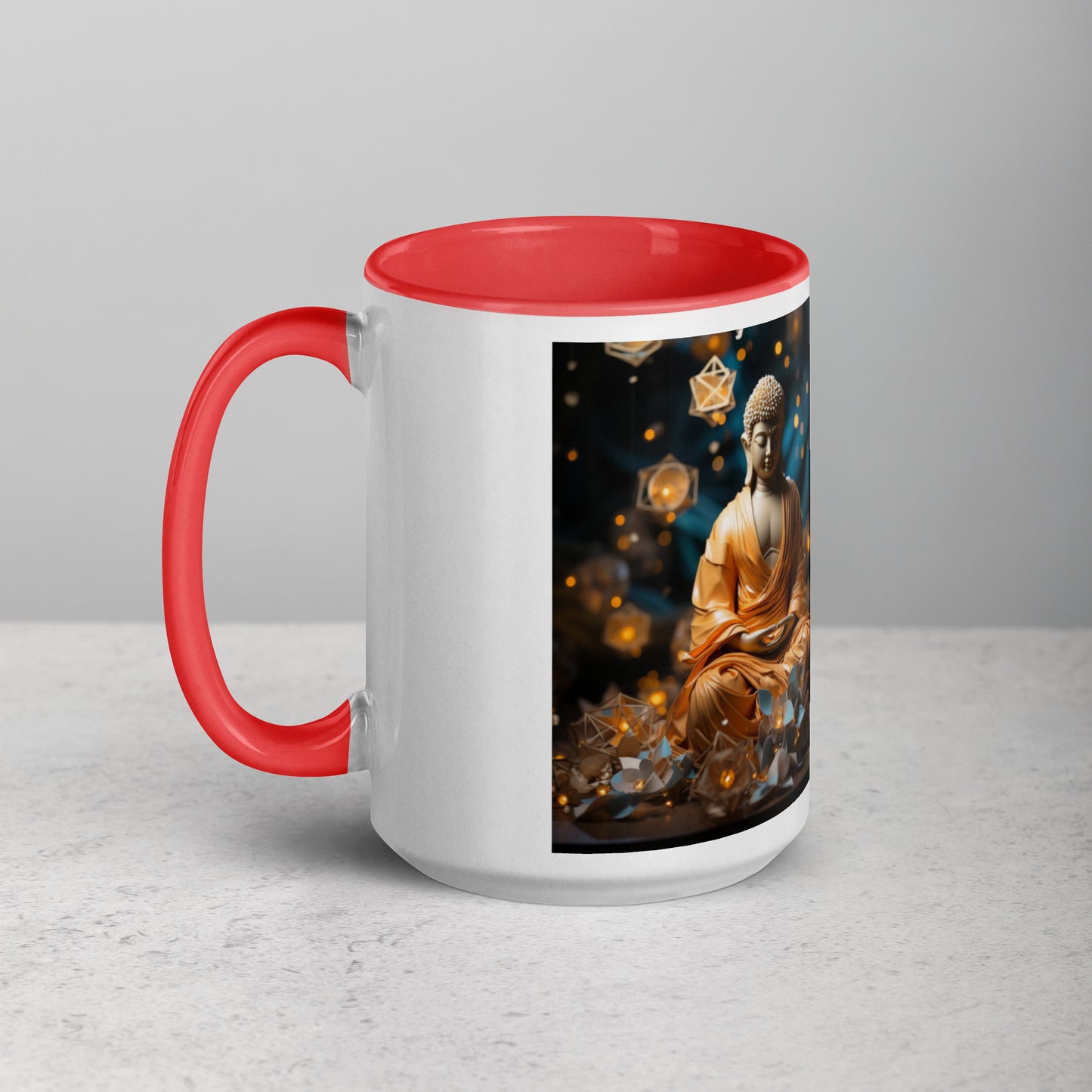 Ascending Buddha Series Print #8 - Mug with Color Inside