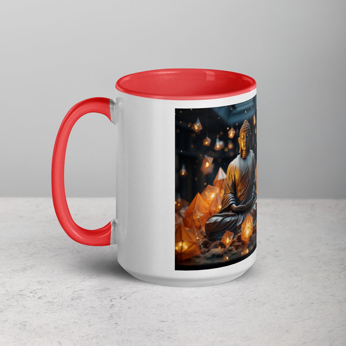 Ascending Buddha Series Print #10 - Mug with Color Inside