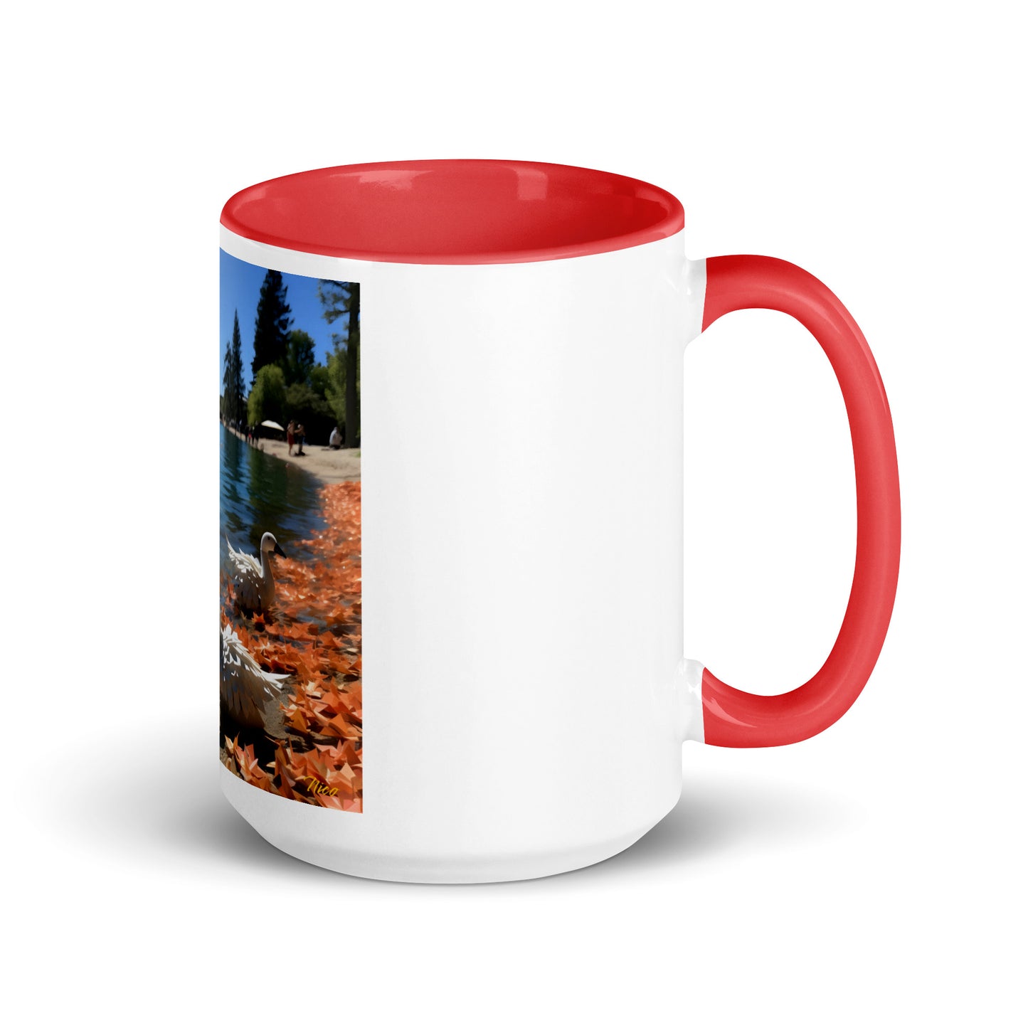 Atop The Mountain Lakeshore Series Print #2 - Mug with Color Inside