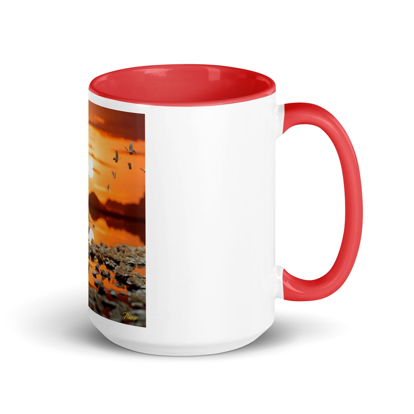 Into The Sunset Series Print #9 - Mug with Color Inside