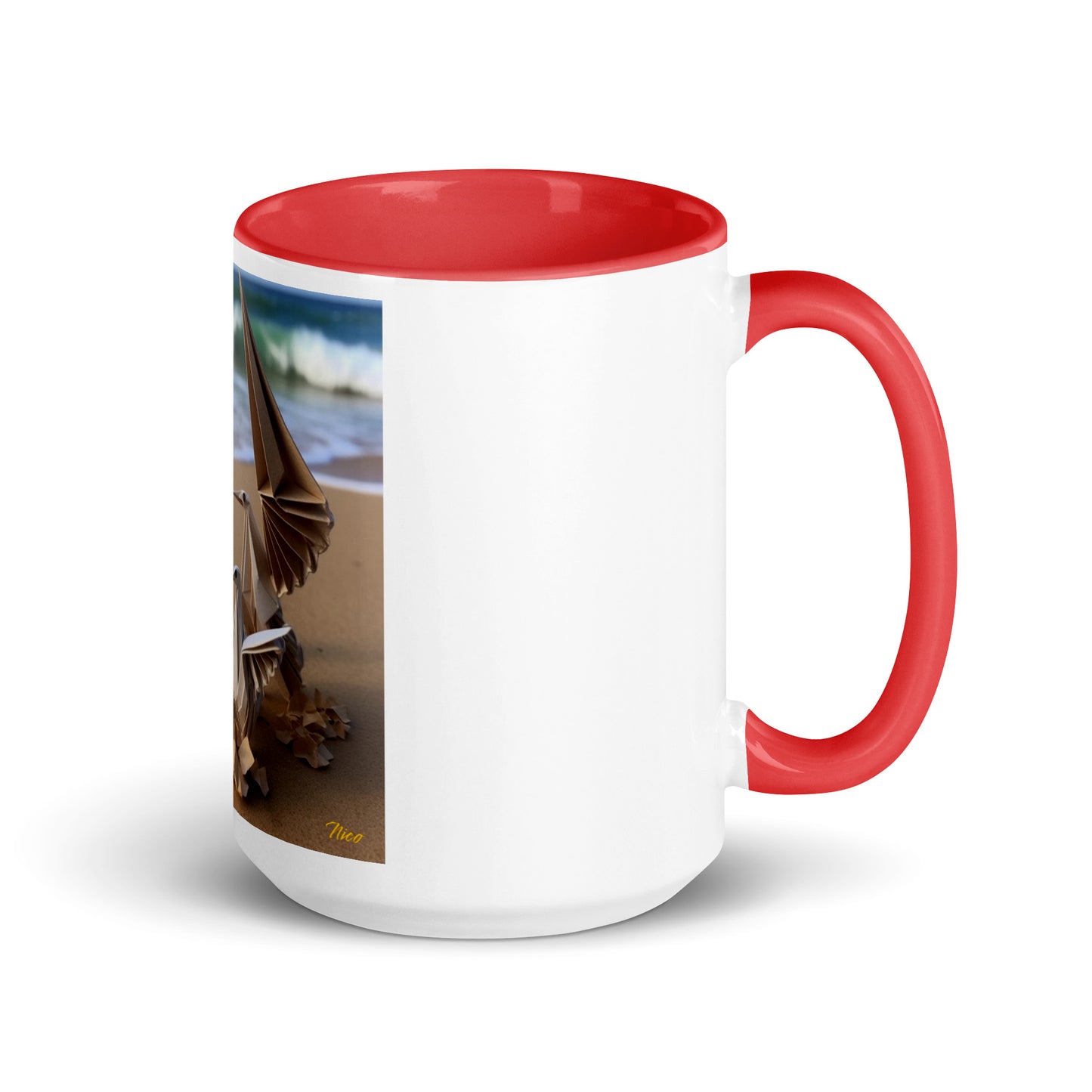 By The Seaside Series Print #1 - Mug with Color Inside