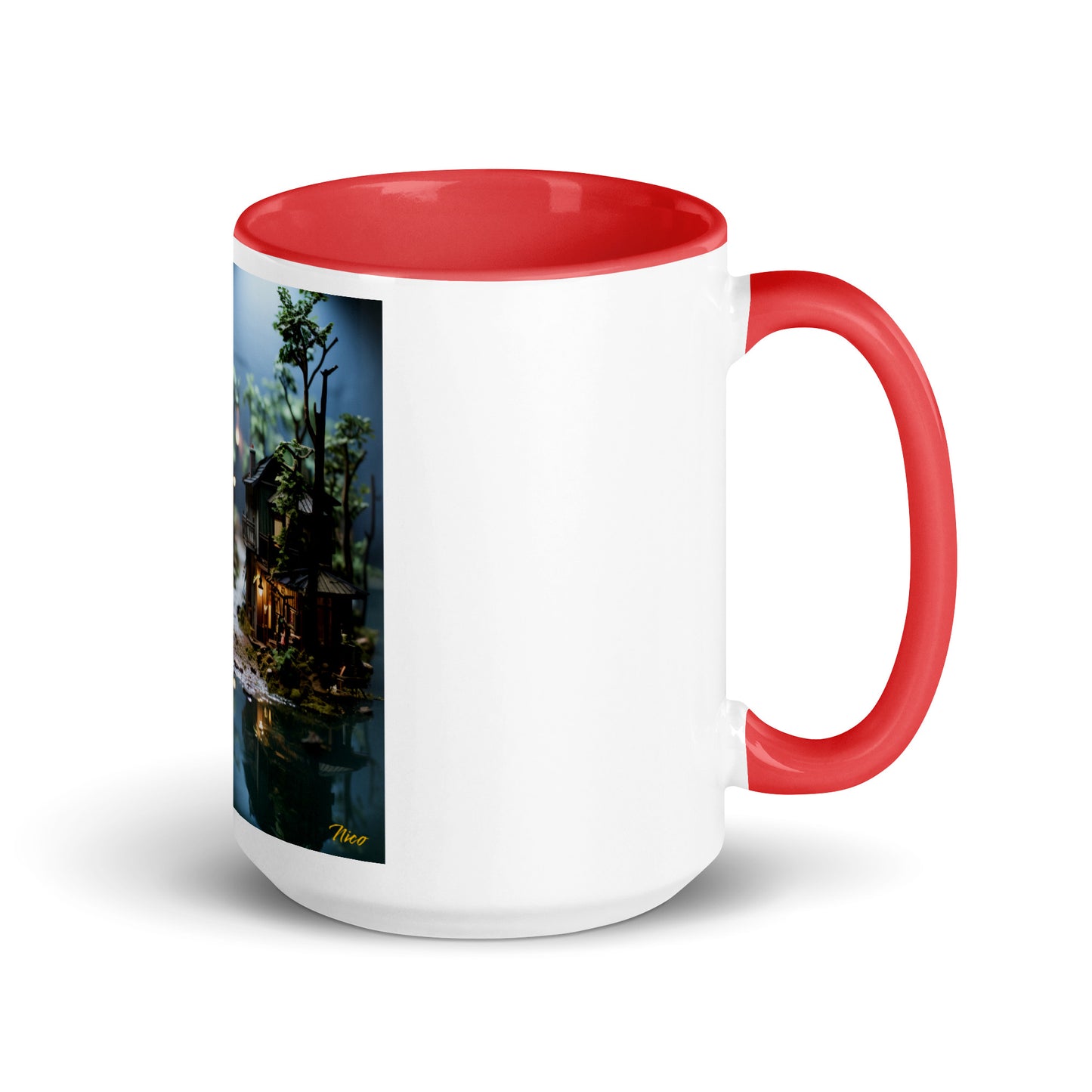 Born On A Bayou Series Print #3 - Mug with Color Inside