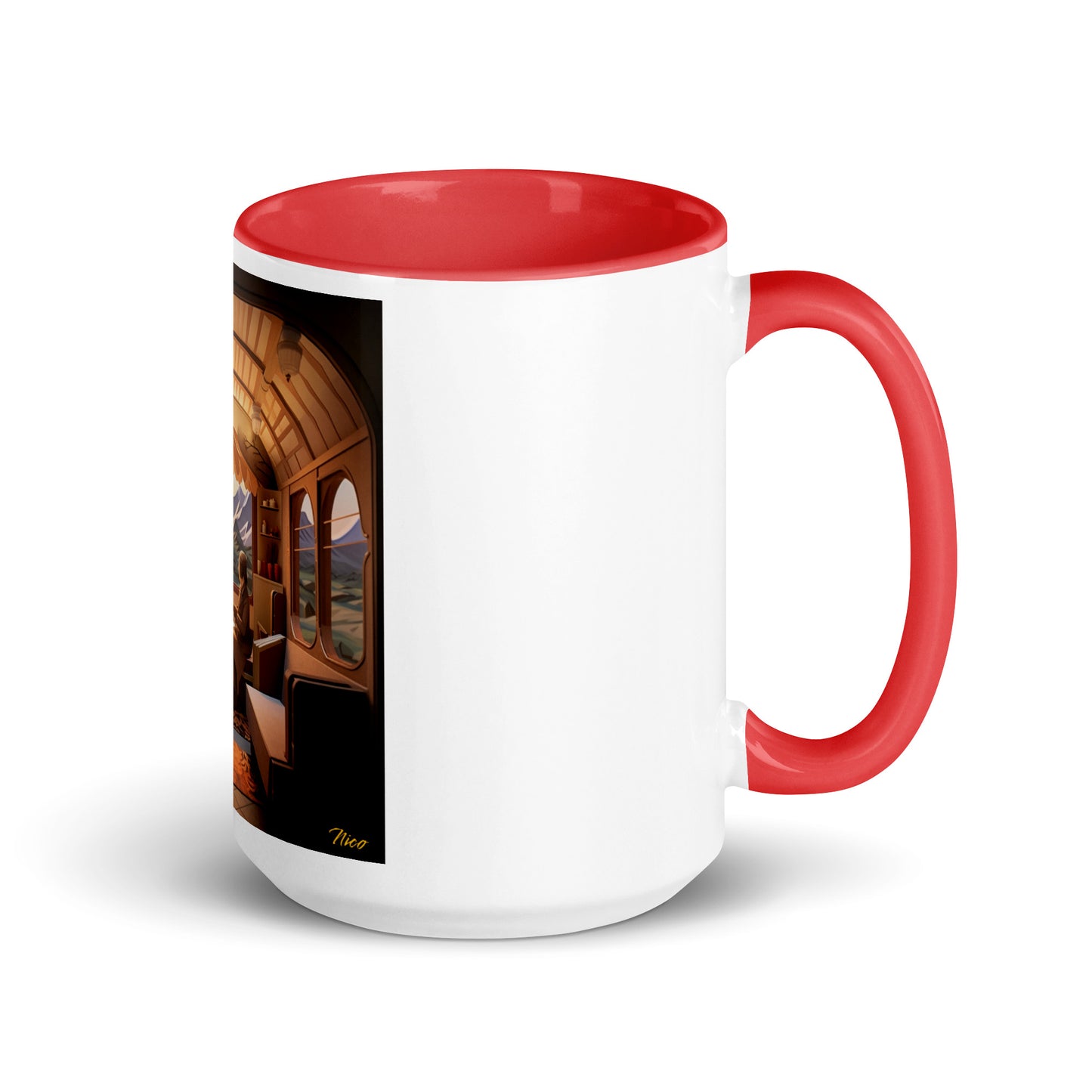 Orient Express Series Print #10 - Mug with Color Inside