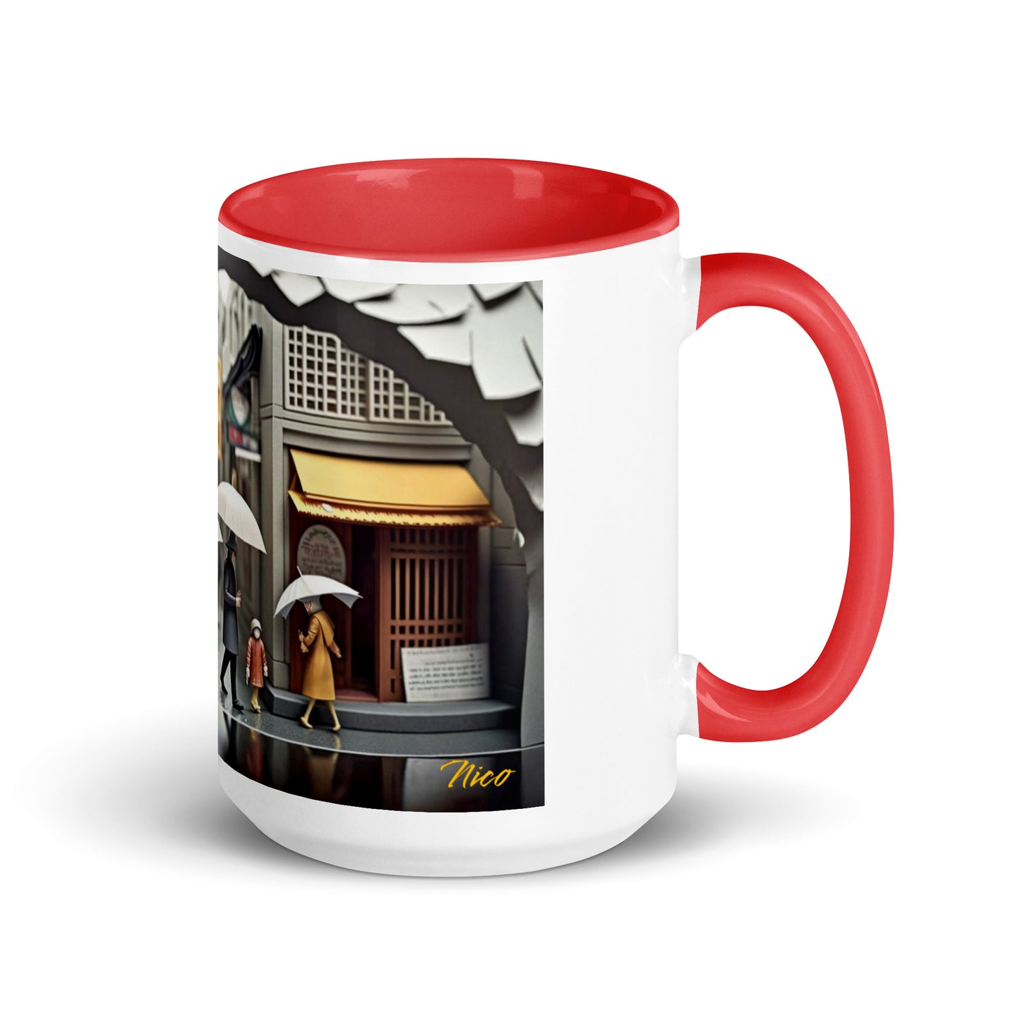 Rainy Days And Mondays Series Print #1 - Mug with Color Inside