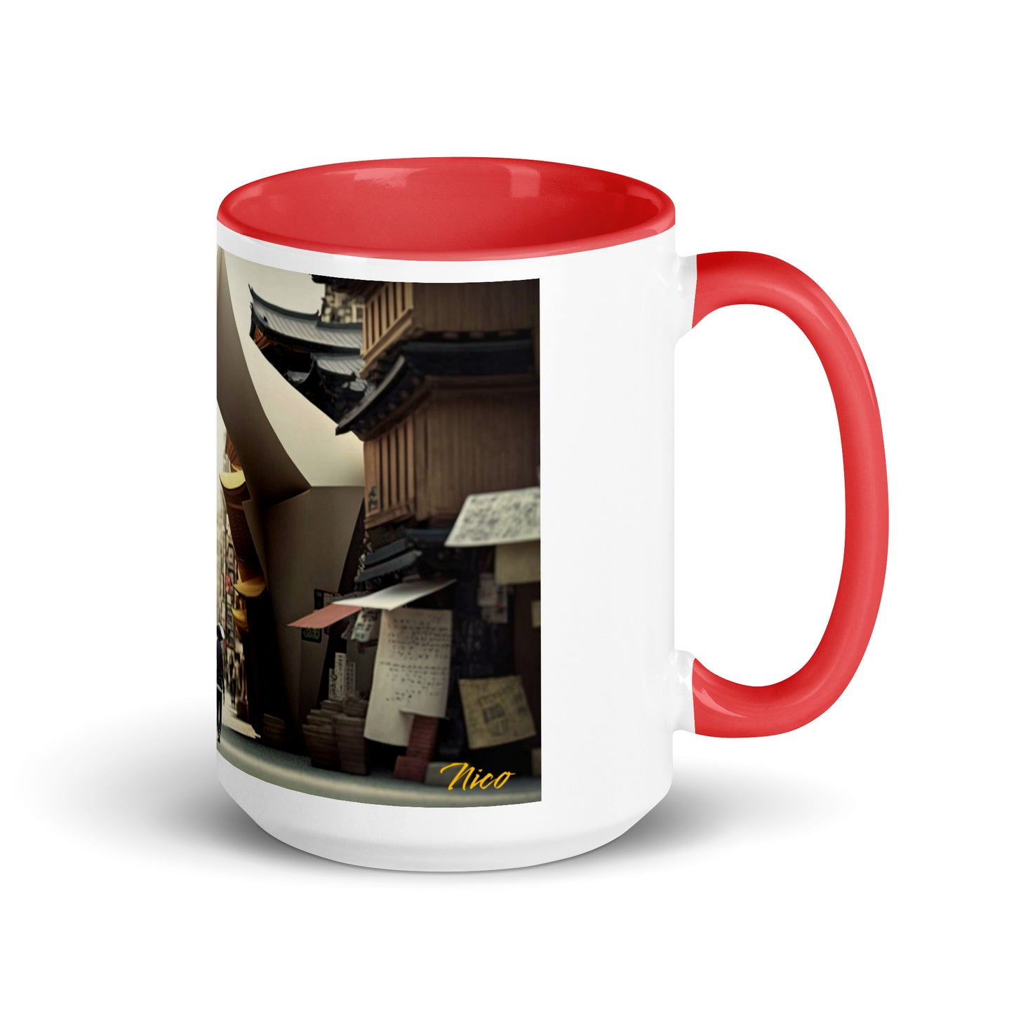 Via The Metropolis Series Print #8 - Mug with Color Inside