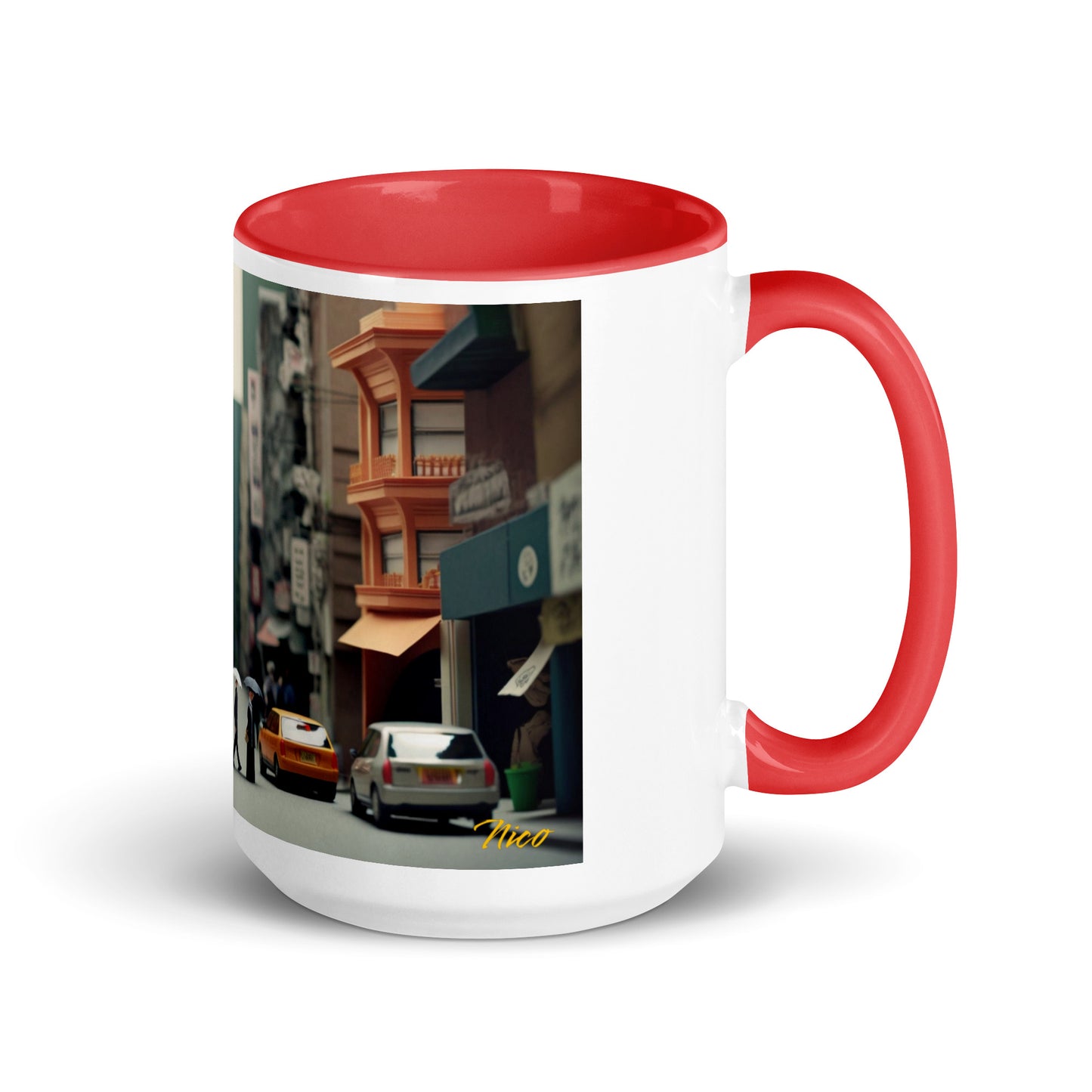 Via The Metropolis Series Print #7 - Mug with Color Inside