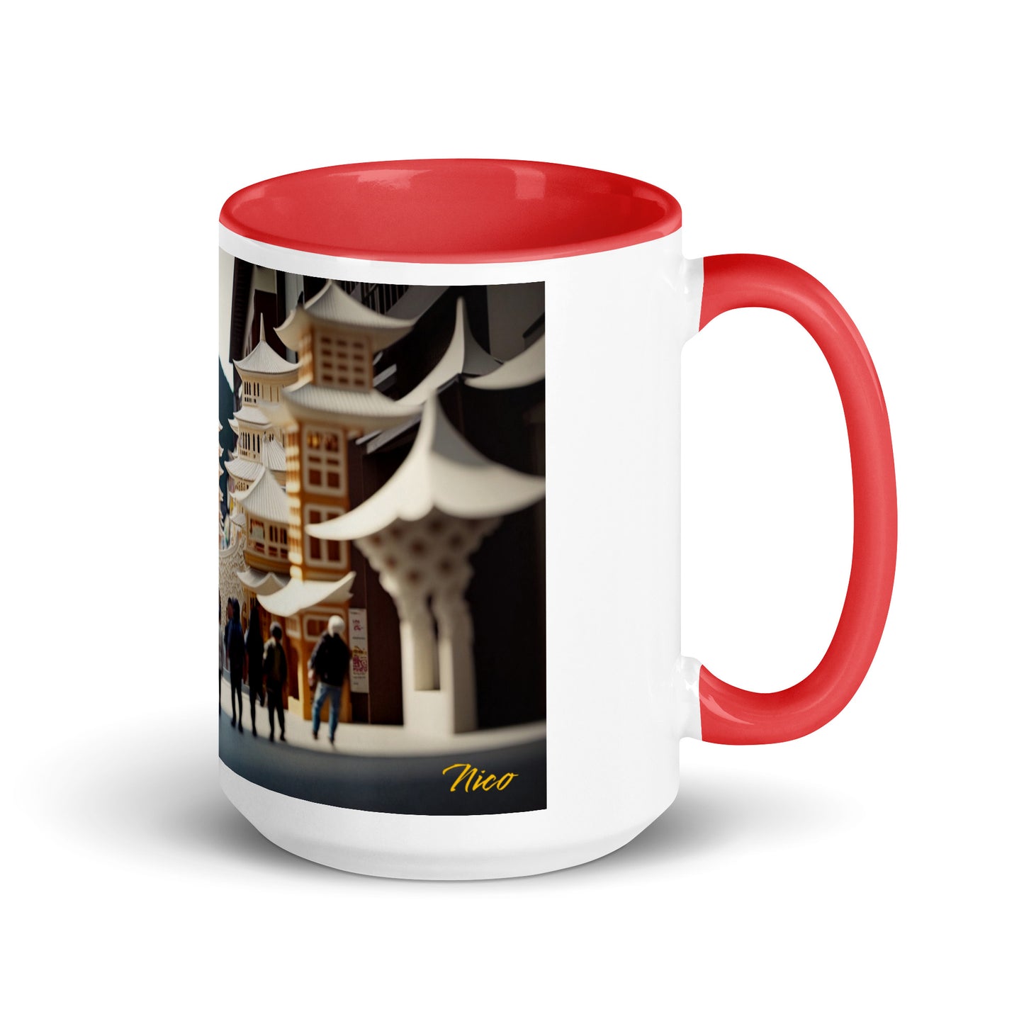 Via The Metropolis Series Print #5 - Mug with Color Inside