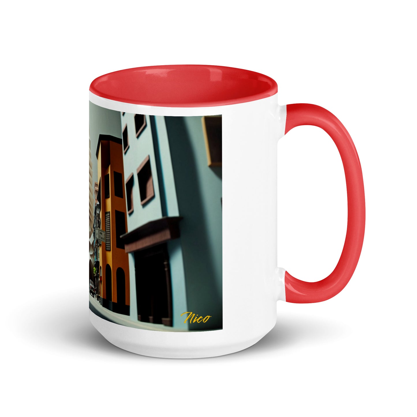 Via The Metropolis Series Print #1 - Mug with Color Inside