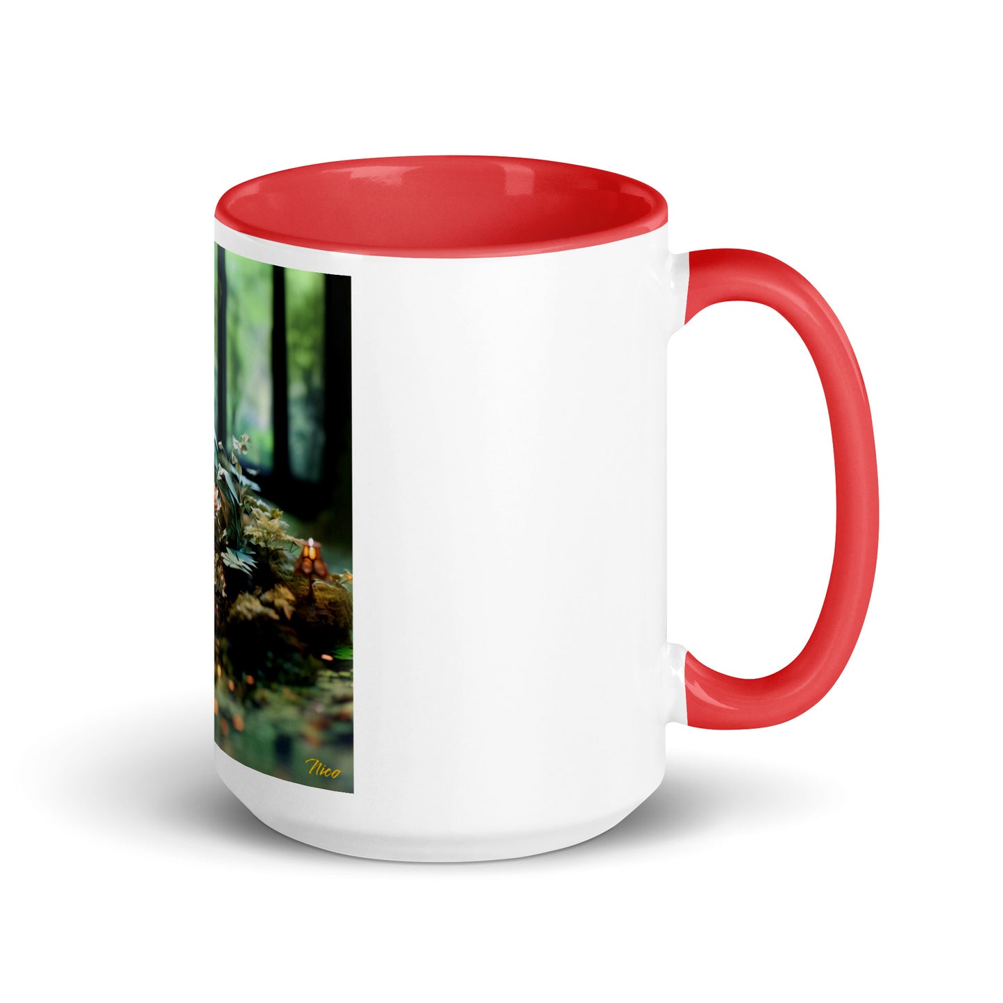 Relaxing By The Brook Series Print #1 - Mug with Color Inside