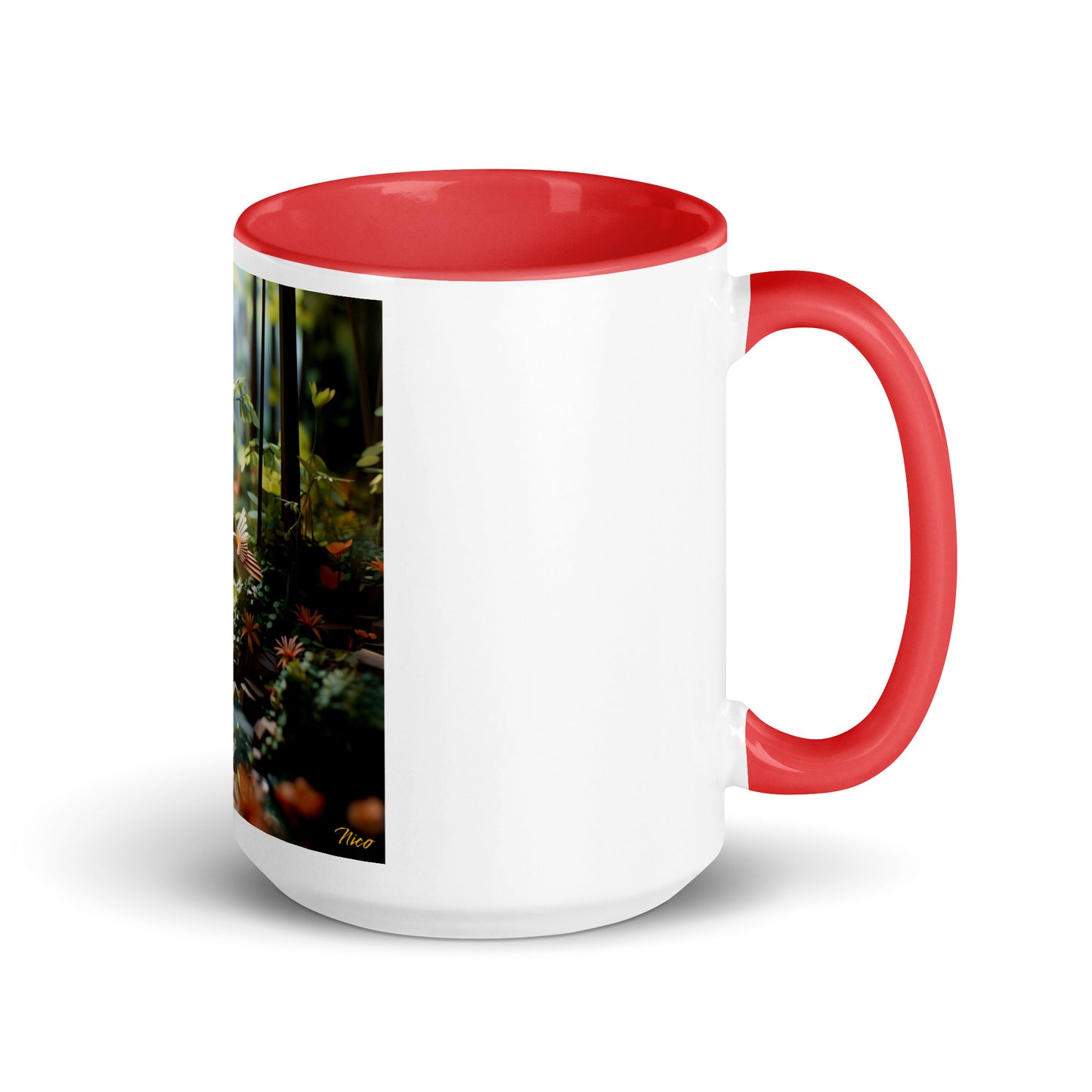 Relaxing By The Brook Series Print #6 - Mug with Color Inside