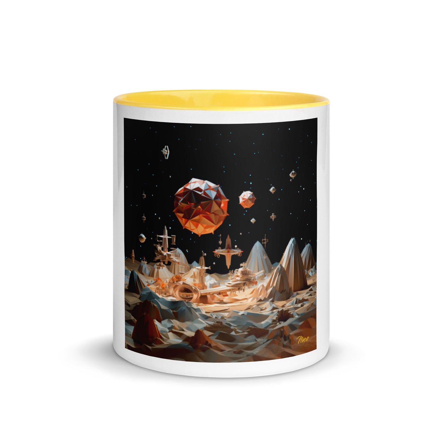 Elons' Dream Series Print #7 Mug with Color Inside