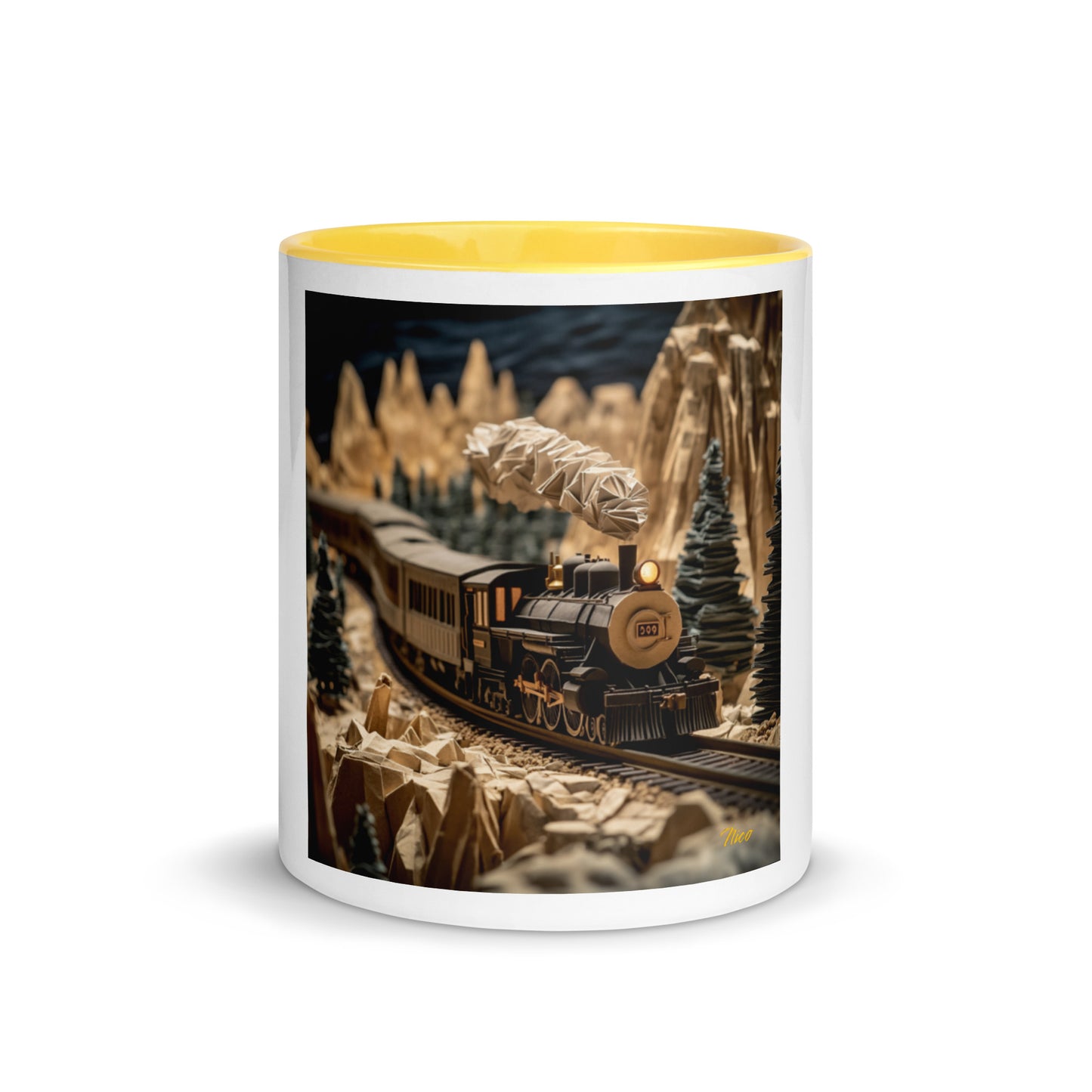 Orient Express Series Print #1Mug with Color Inside