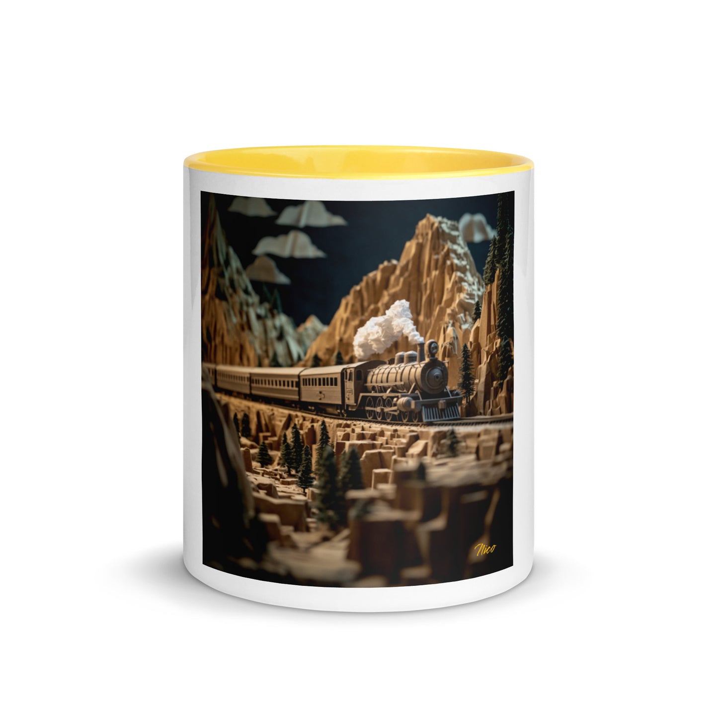 Orient Express Series Print #9 Mug with Color Inside