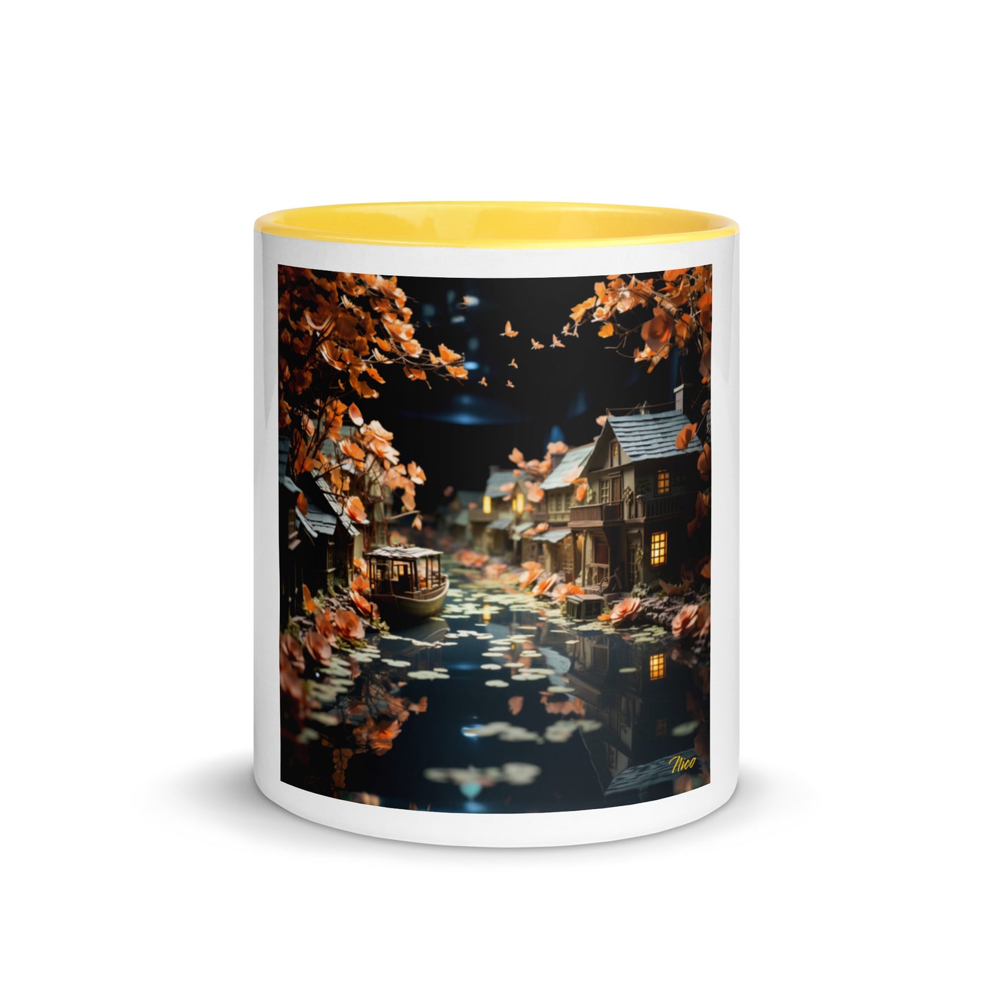 Born On A Bayou Print #7 Mug with Color Inside