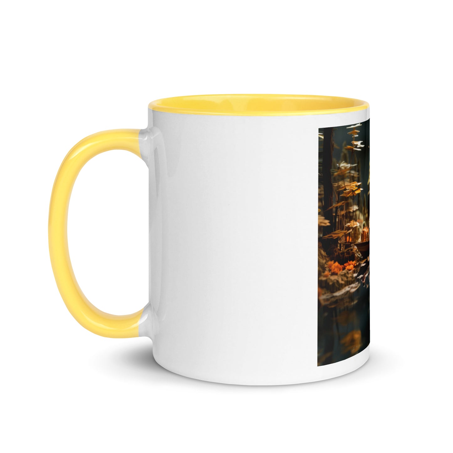 Born On A Bayou Print #10 Mug with Color Inside