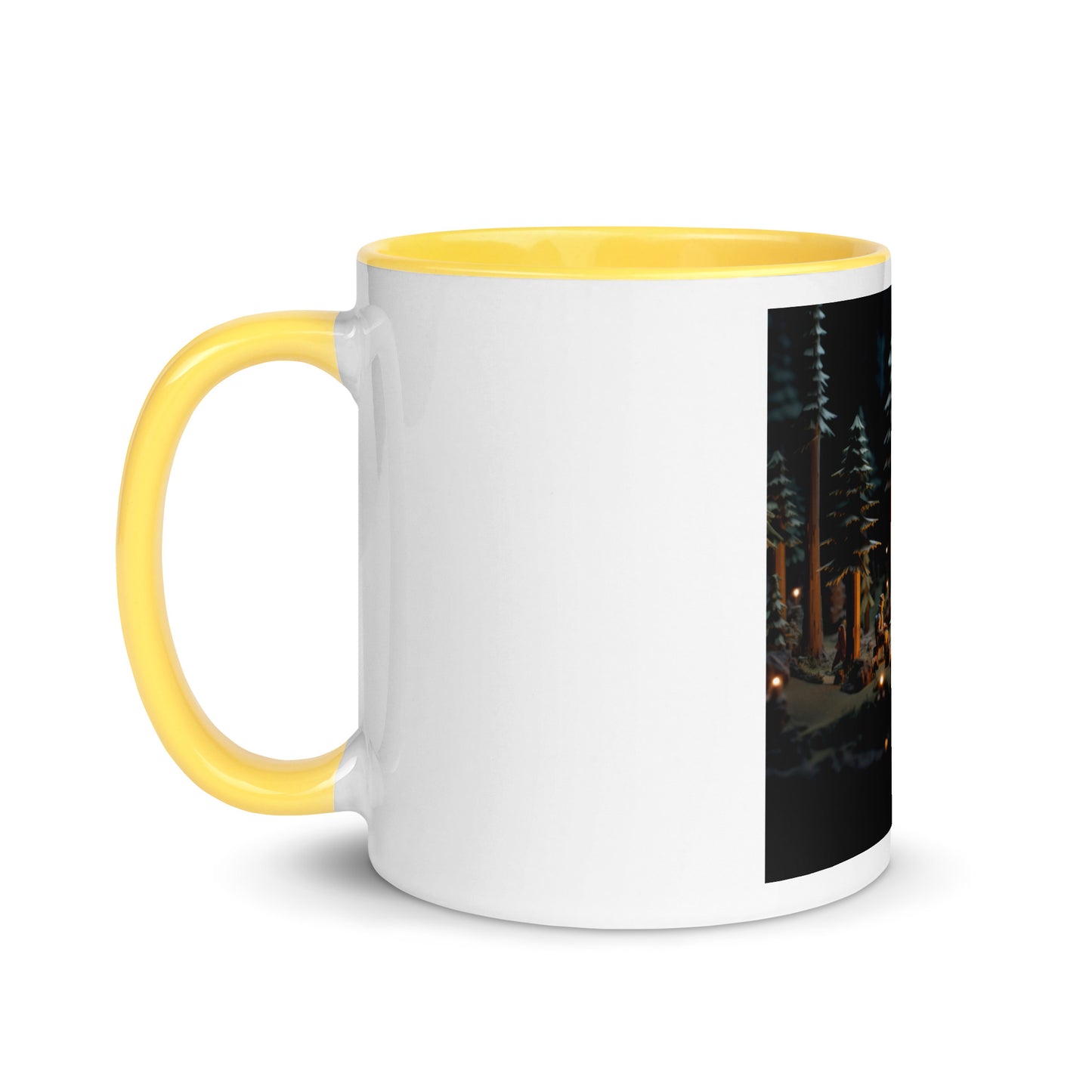 Under The Starry Skies Series Print #3 Mug with Color Inside