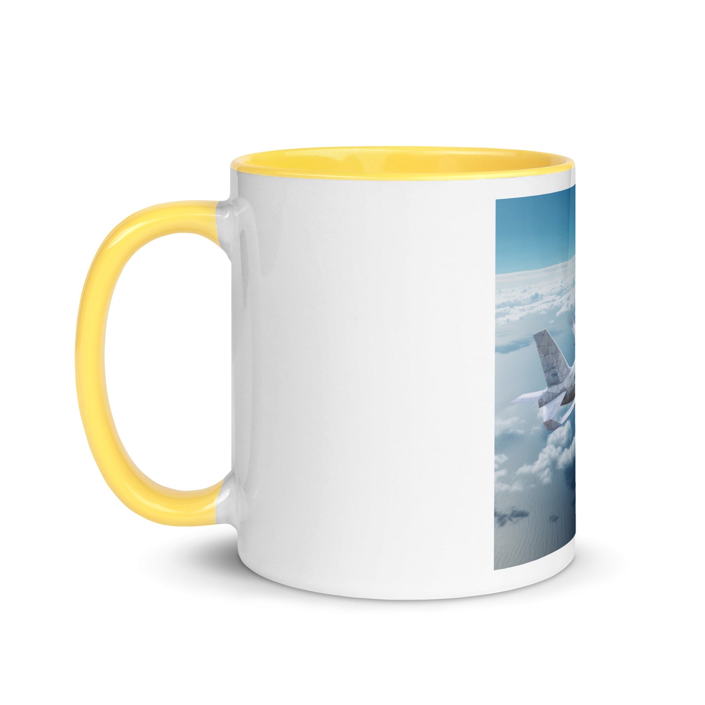 Frequent Flyer Miles Series Print #3 Mug with Color Inside