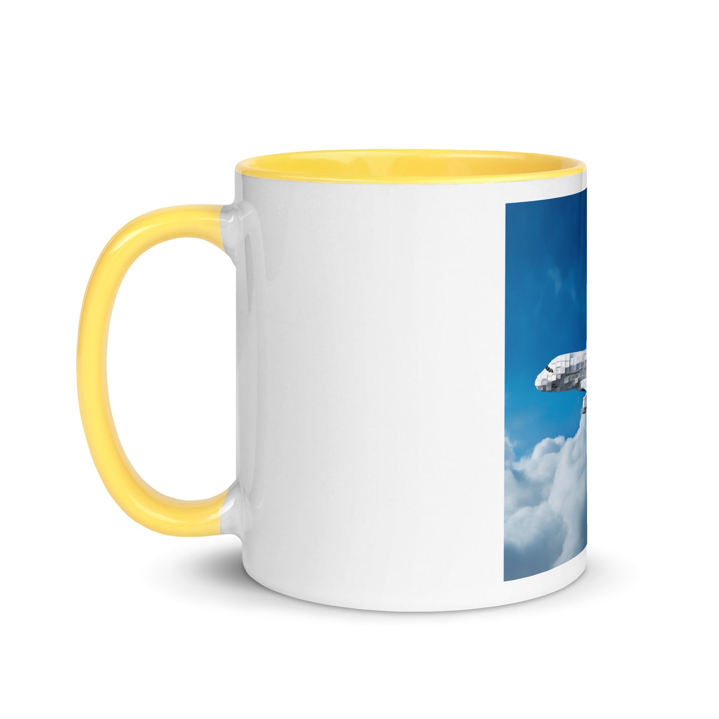 Frequent Flyer Miles Series Print #5 Mug with Color Inside