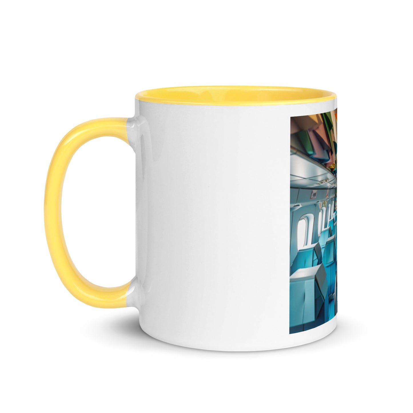 Frequent Flyer Miles Series Print #6 Mug with Color Inside