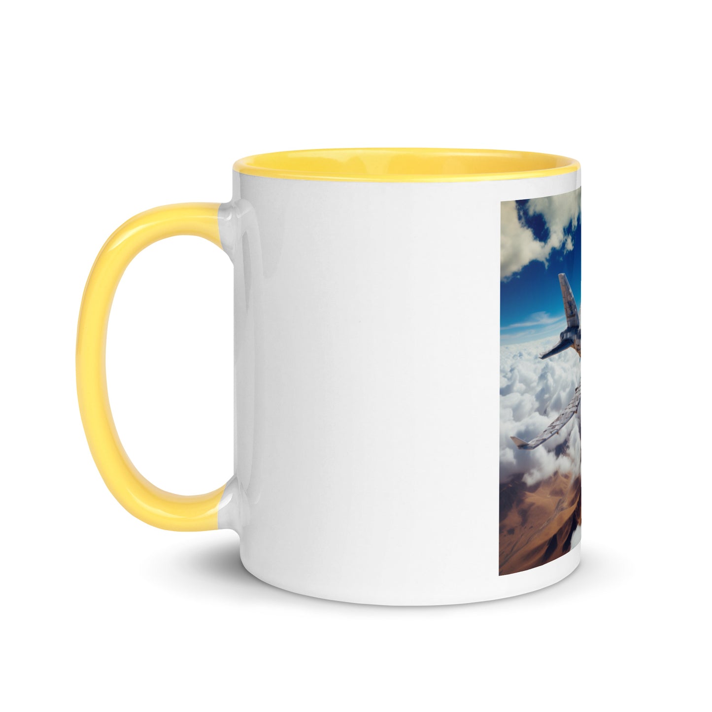 Frequent Flyer Miles Series Print #9 Mug with Color Inside