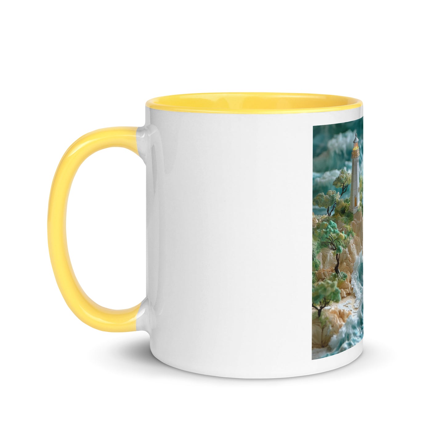 By The Seaside Series Print #9 - Mug with Color Inside