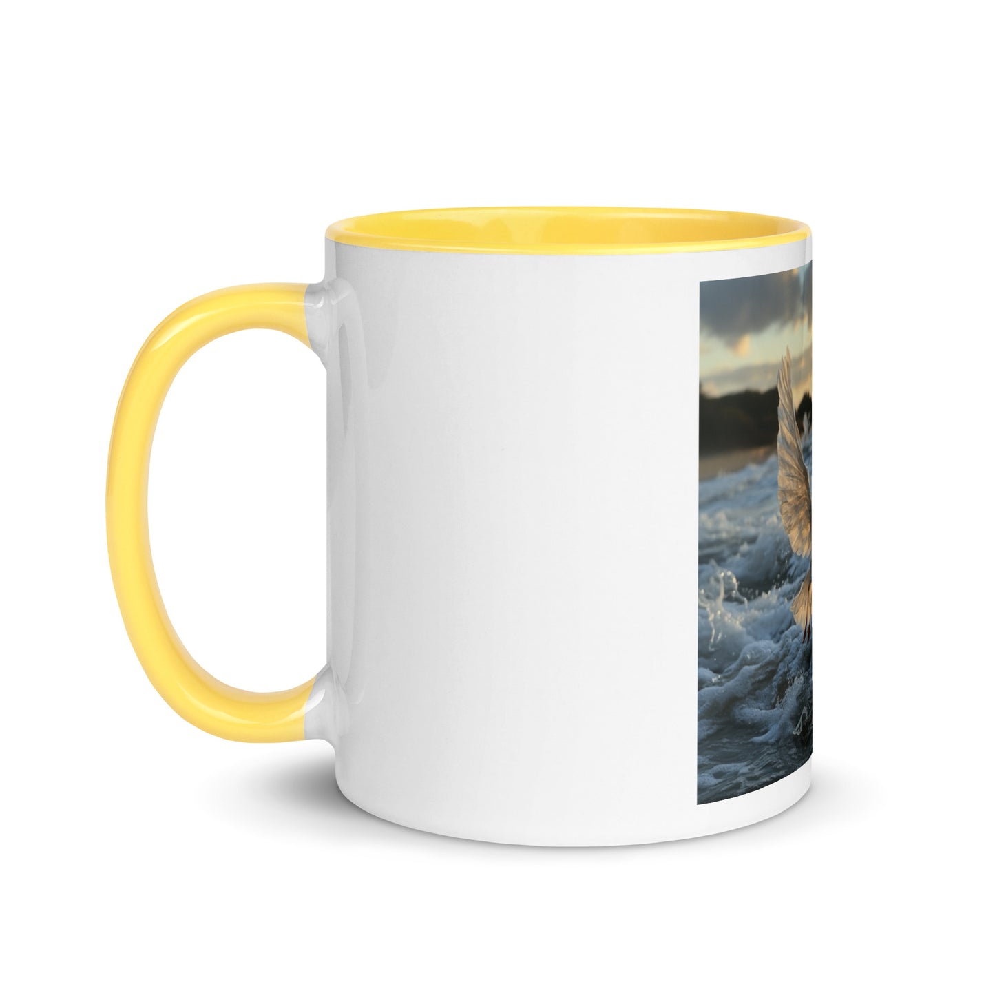 By The Seaside Series Print #10 - Mug with Color Inside