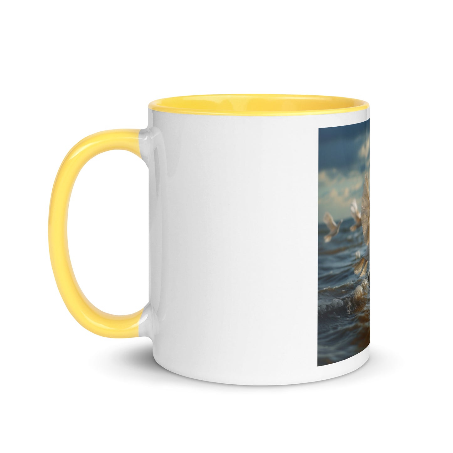 By The Seaside Series Print #8 - Mug with Color Inside