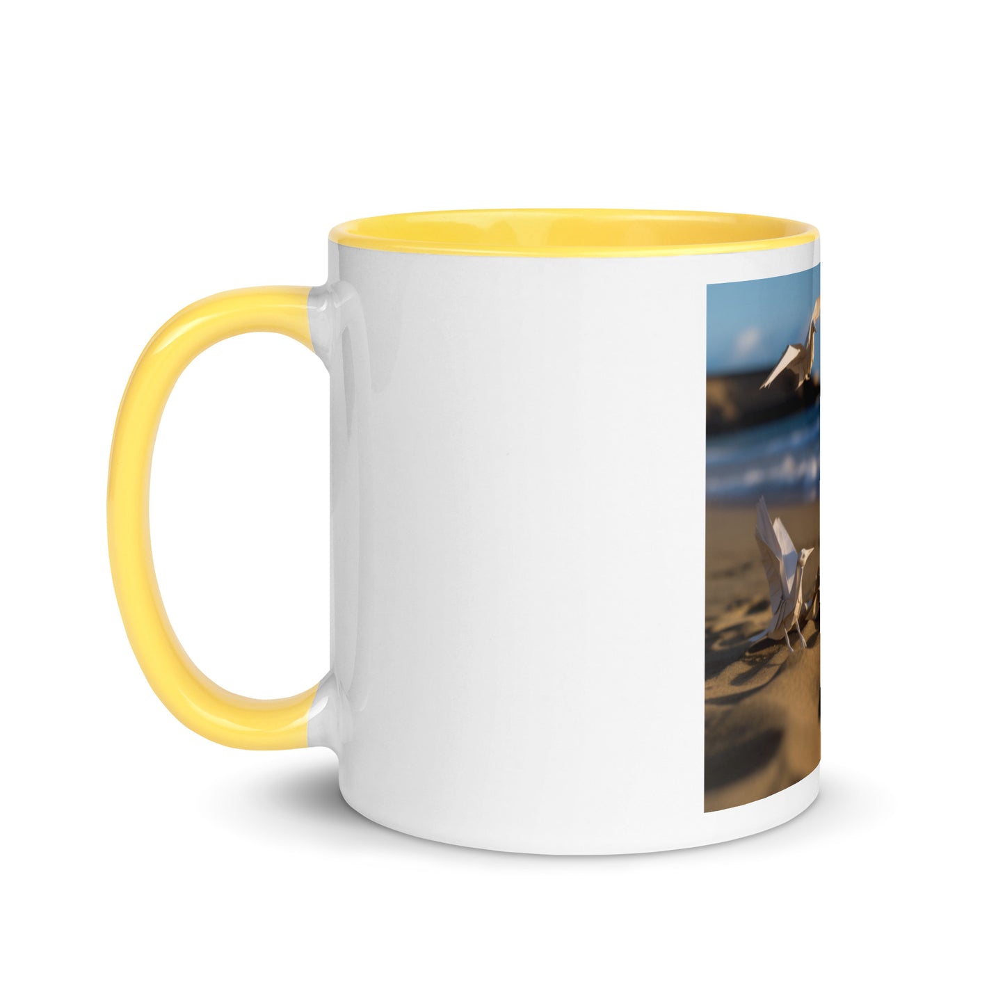 By The Seaside Series Print #7 - Mug with Color Inside