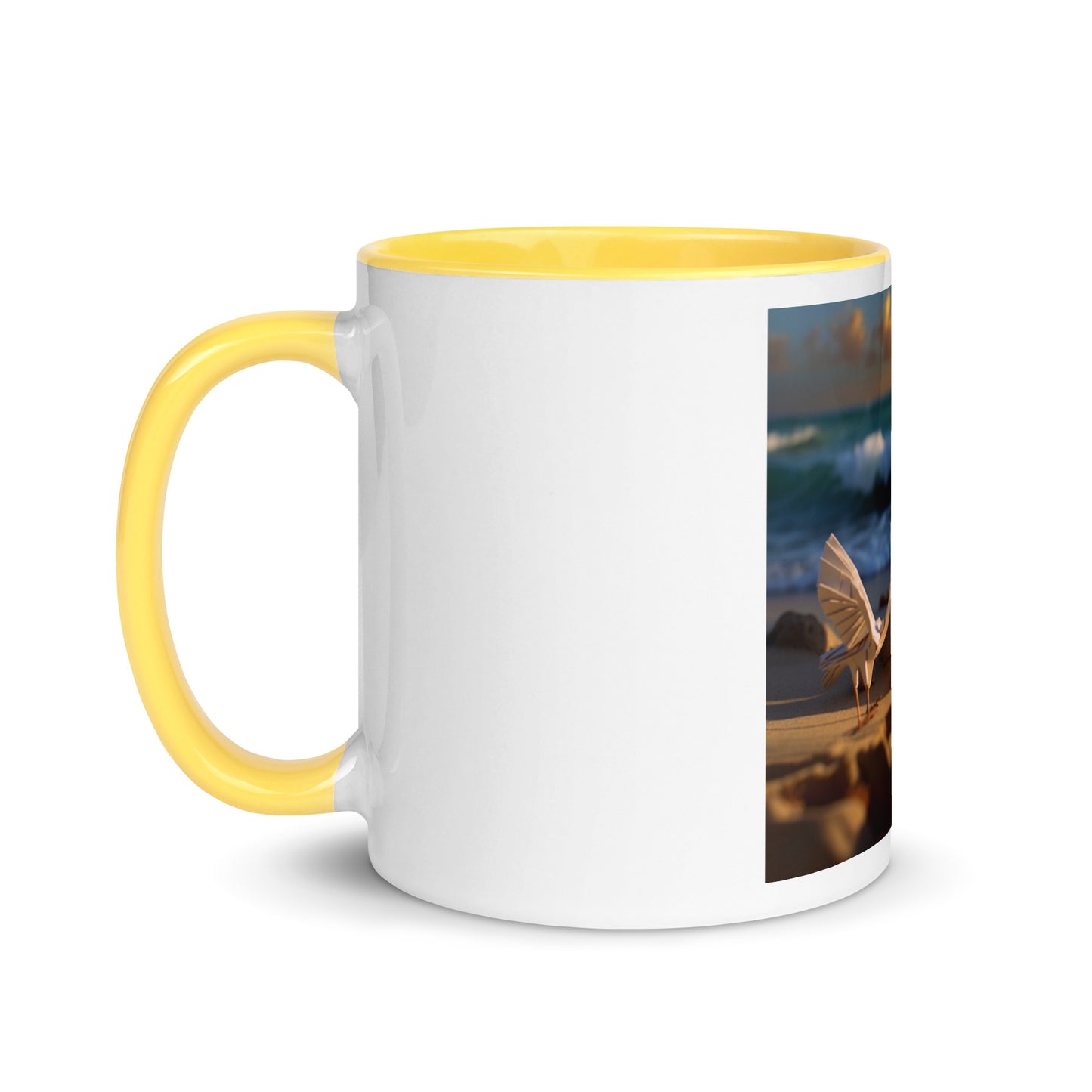 By The Seaside Series Print #3 - Mug with Color Inside