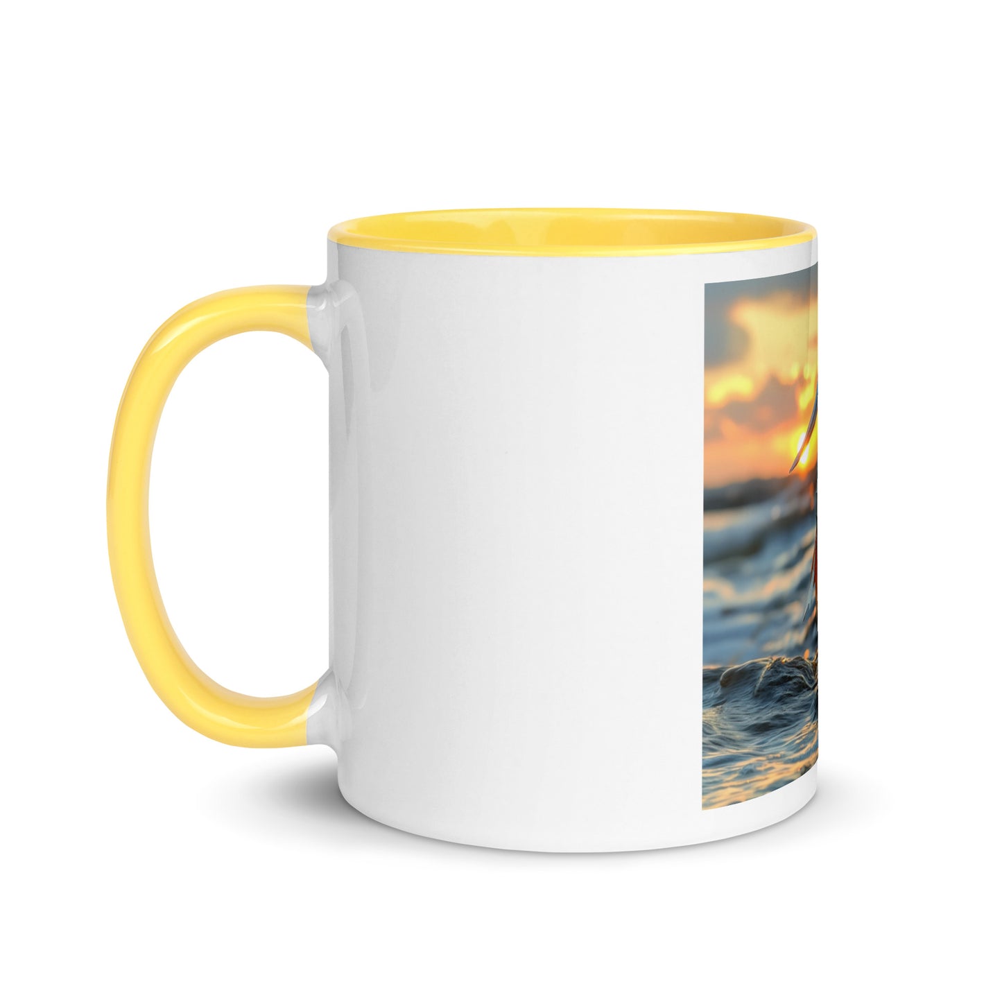 By The Seaside Series Print #1 - Mug with Color Inside