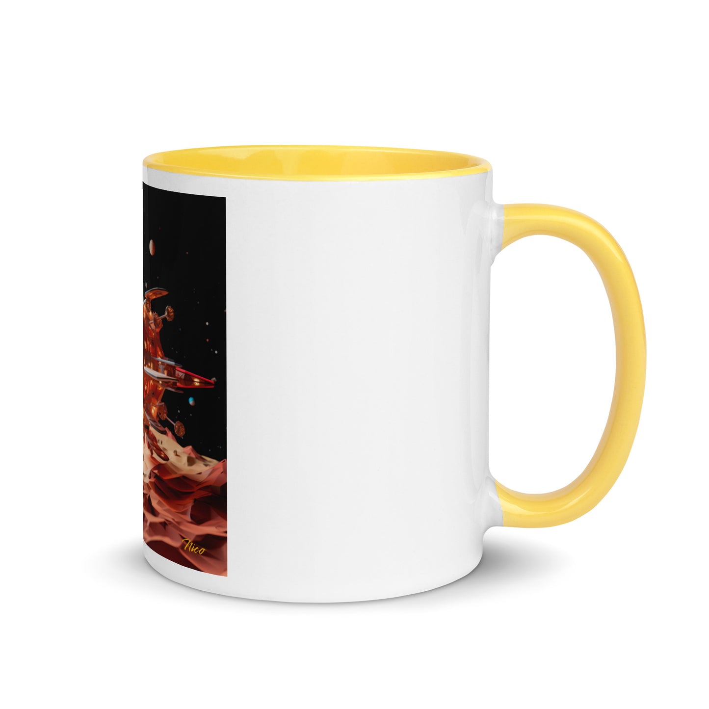 Elons' Dream Series Print #5 Mug with Color Inside