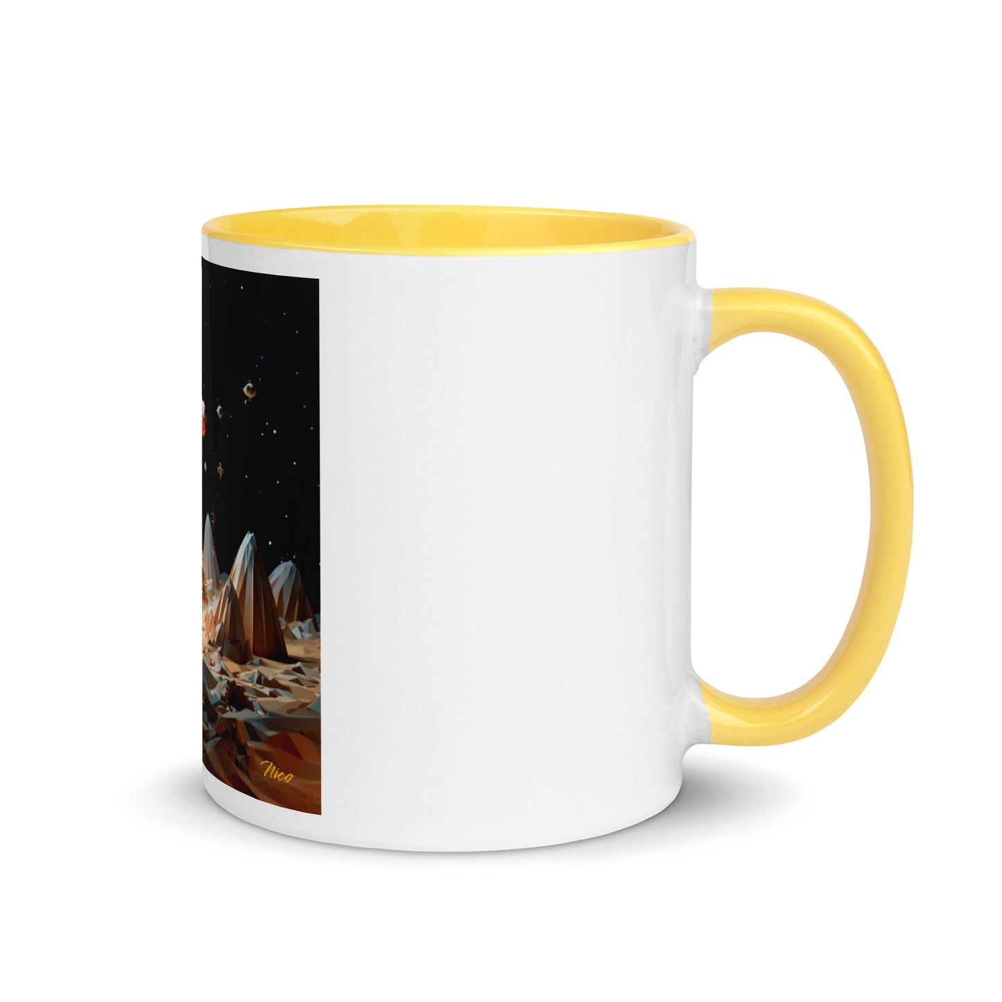 Elons' Dream Series Print #7 Mug with Color Inside