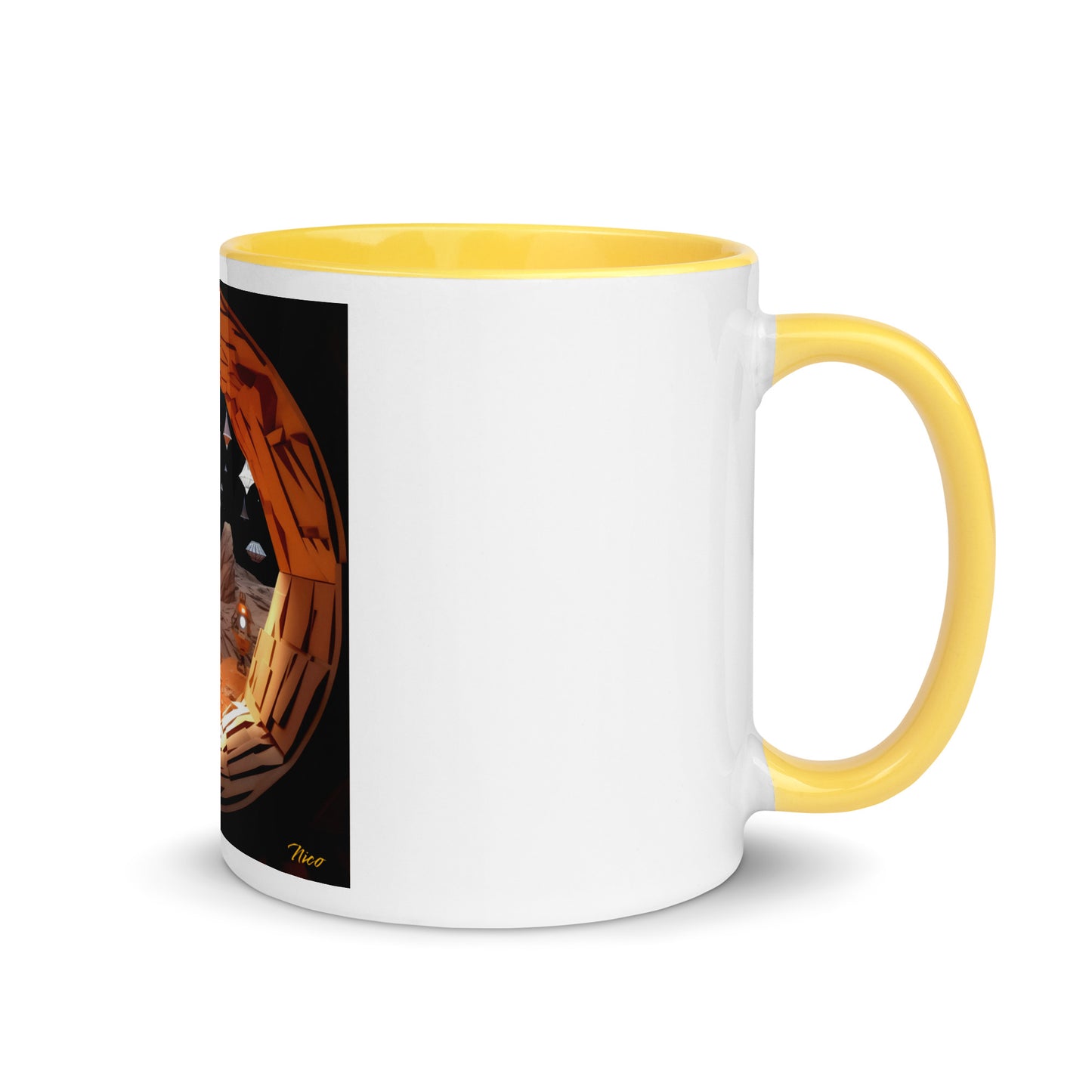 Elon's Dream Series Print #4 Mug with Color Inside