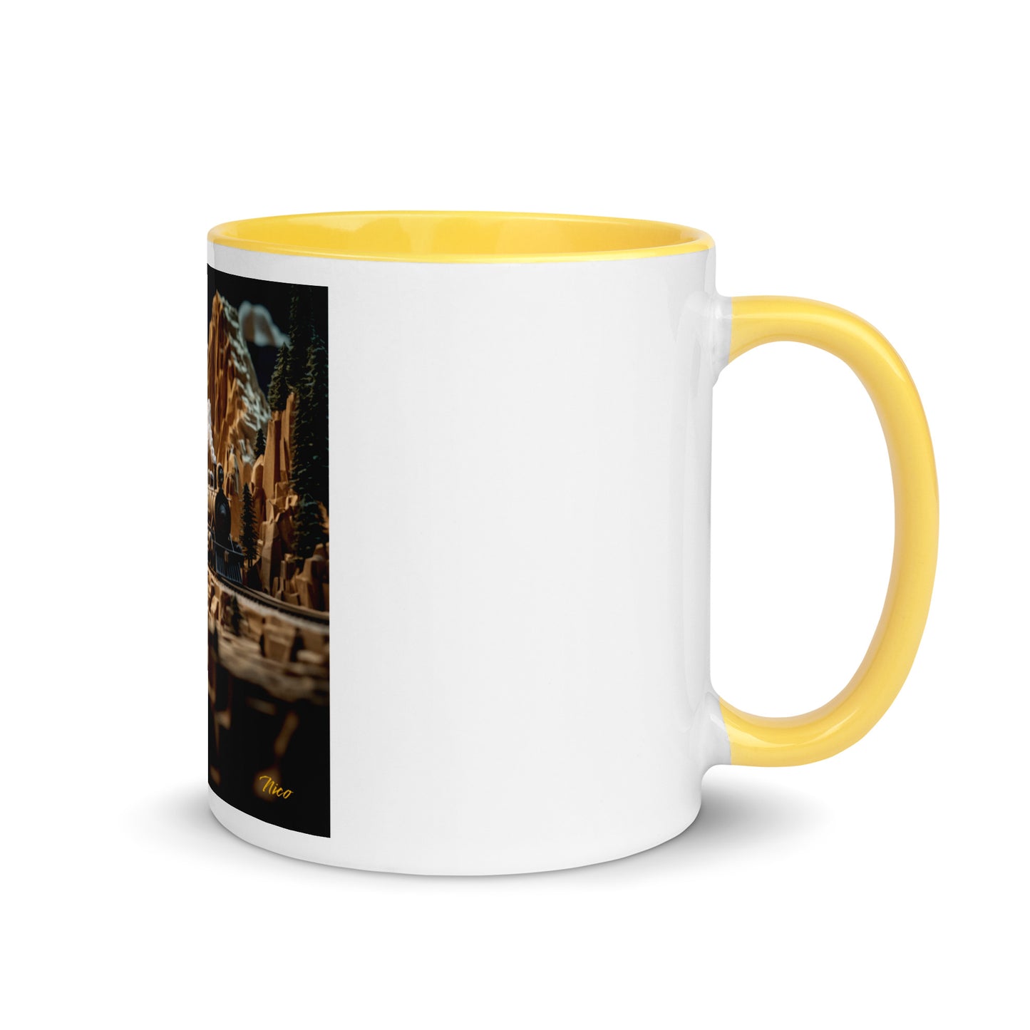 Orient Express Series Print #9 Mug with Color Inside