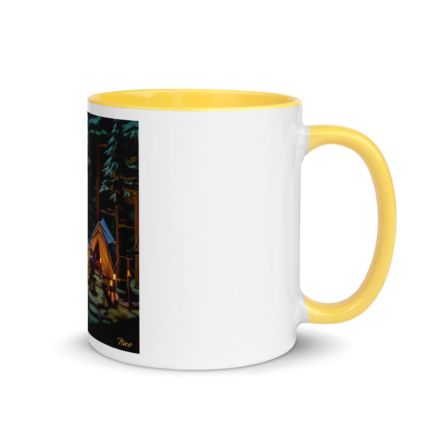 Under The Starry Skies Series Print #10 Mug with Color Inside