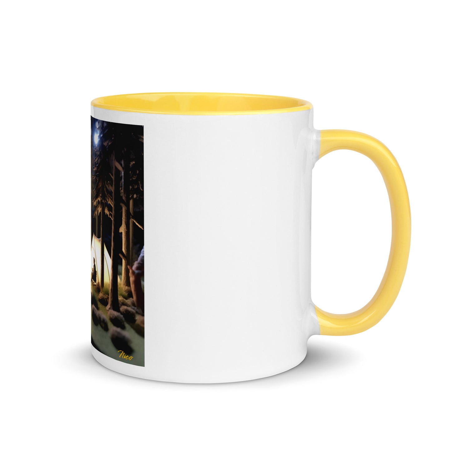 Under The Starry Skies Series Print #7 Mug with Color Inside