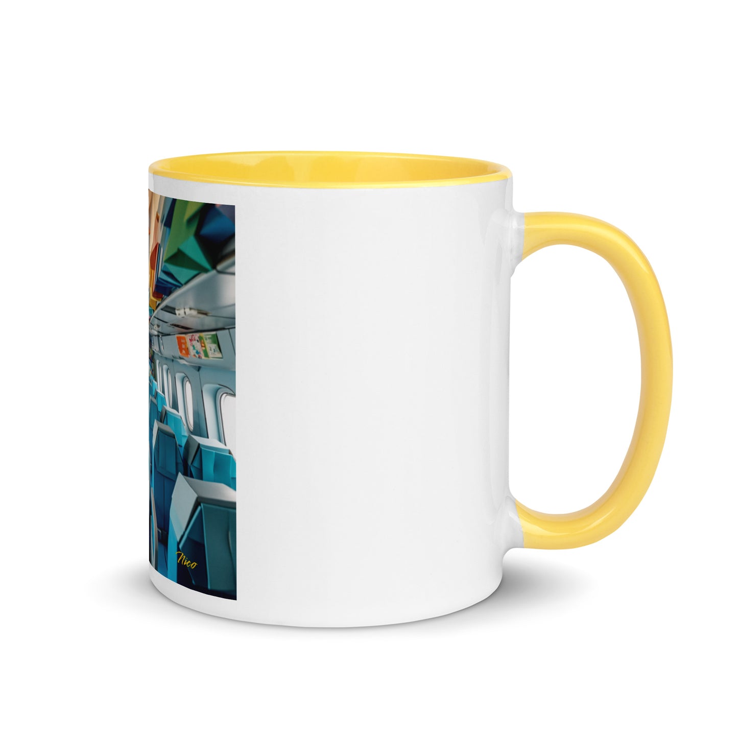 Frequent Flyer Miles Series Print #6 Mug with Color Inside