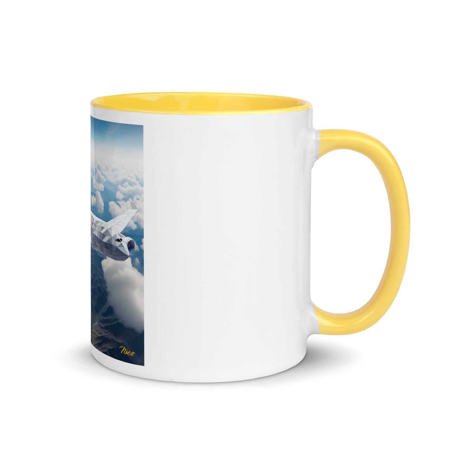 Frequent Flyer Miles Series Print #7 Mug with Color Inside