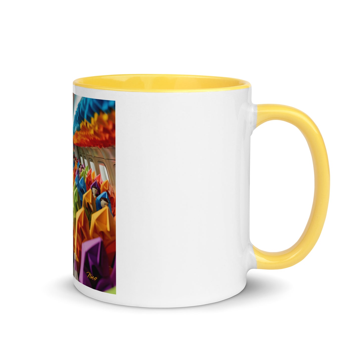 Frequent Flyer Miles Series Print #8 Mug with Color Inside