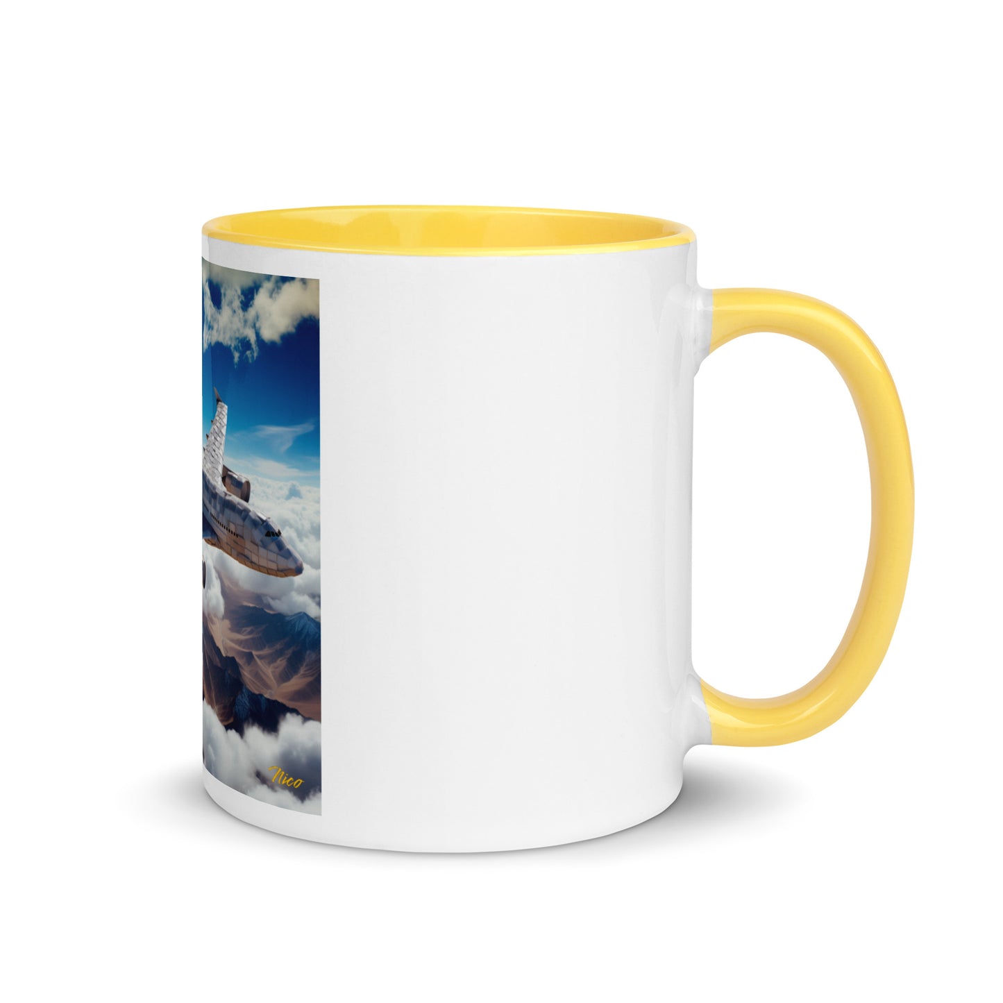 Frequent Flyer Miles Series Print #9 Mug with Color Inside