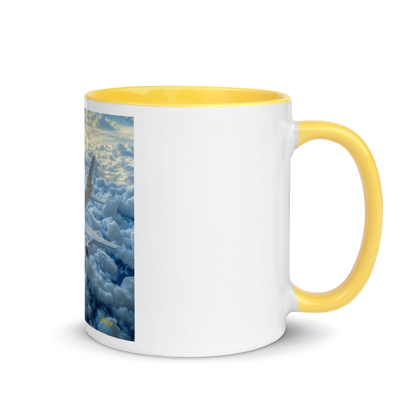 Frequent Flyer Miles Series Print #10 Mug with Color Inside