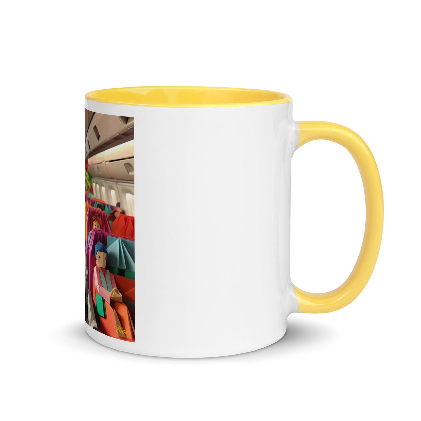 Frequent Flyer Miles Series Print #2 Mug with Color Inside