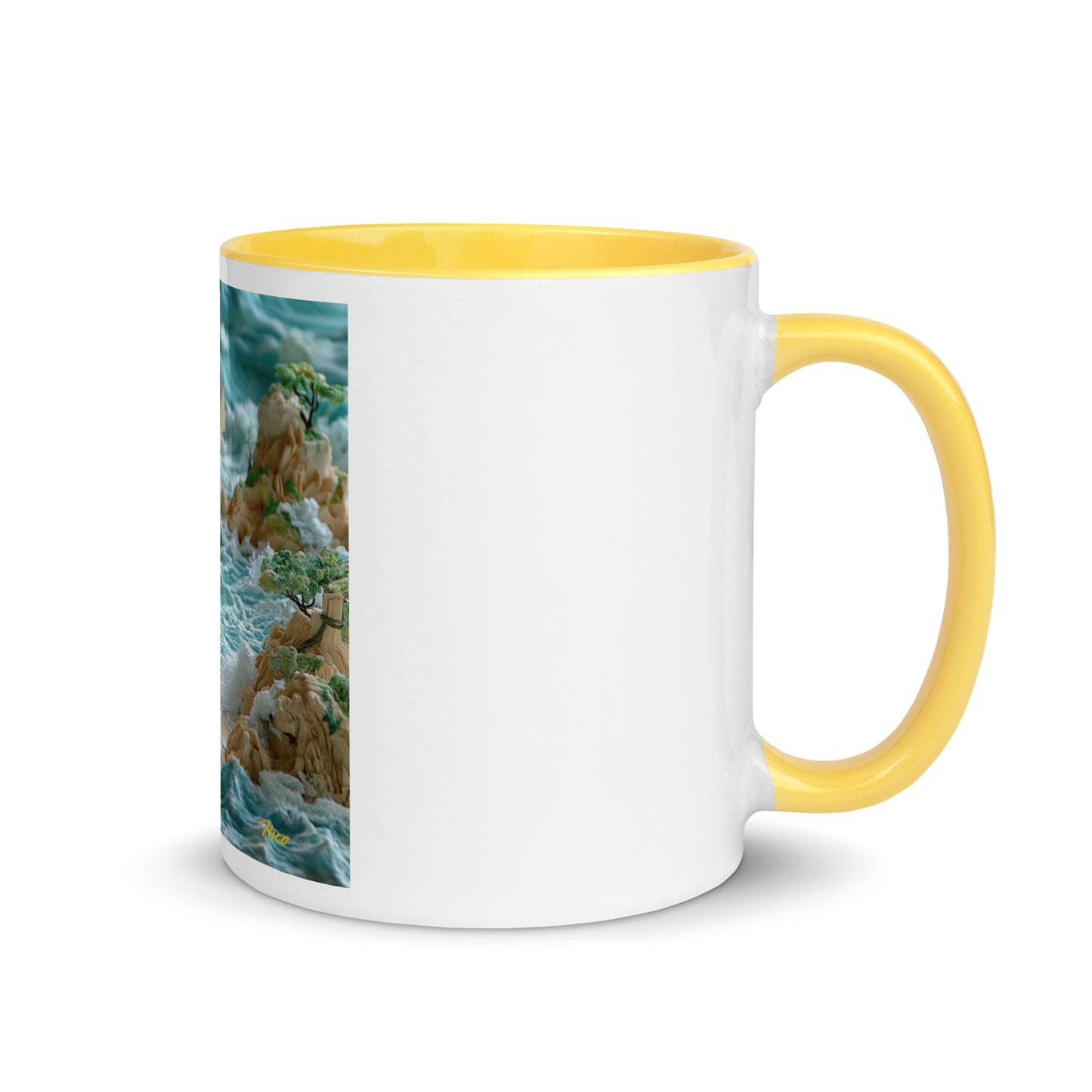 By The Seaside Series Print #9 - Mug with Color Inside