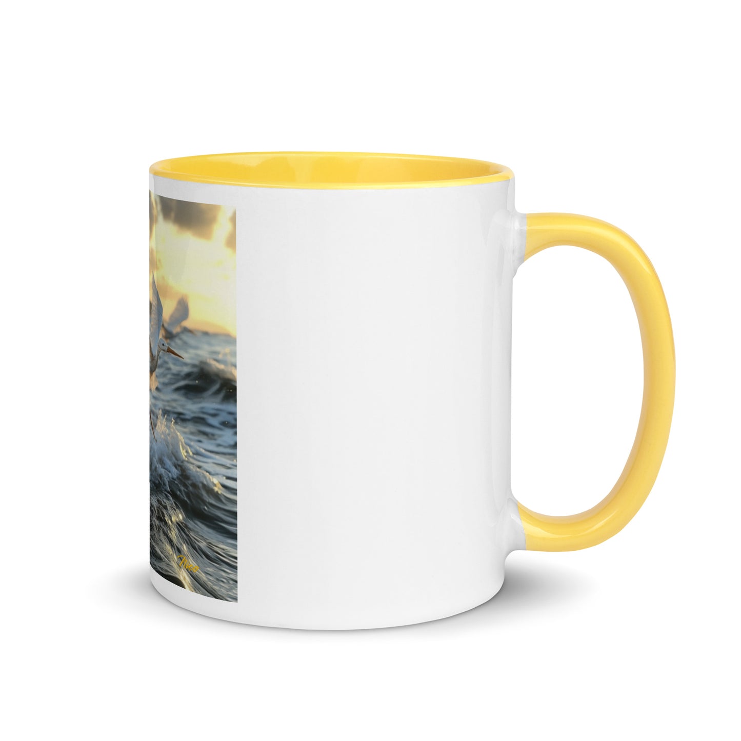 By The Seaside Series Print #10 - Mug with Color Inside