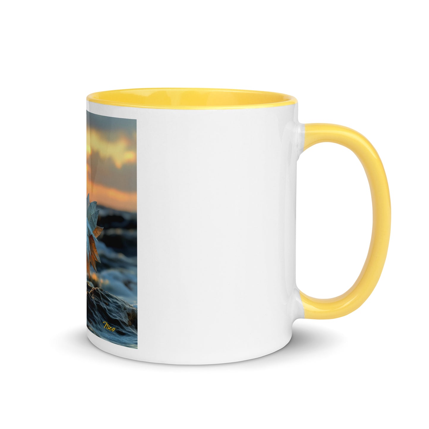 By The Seaside Series Print #1 - Mug with Color Inside