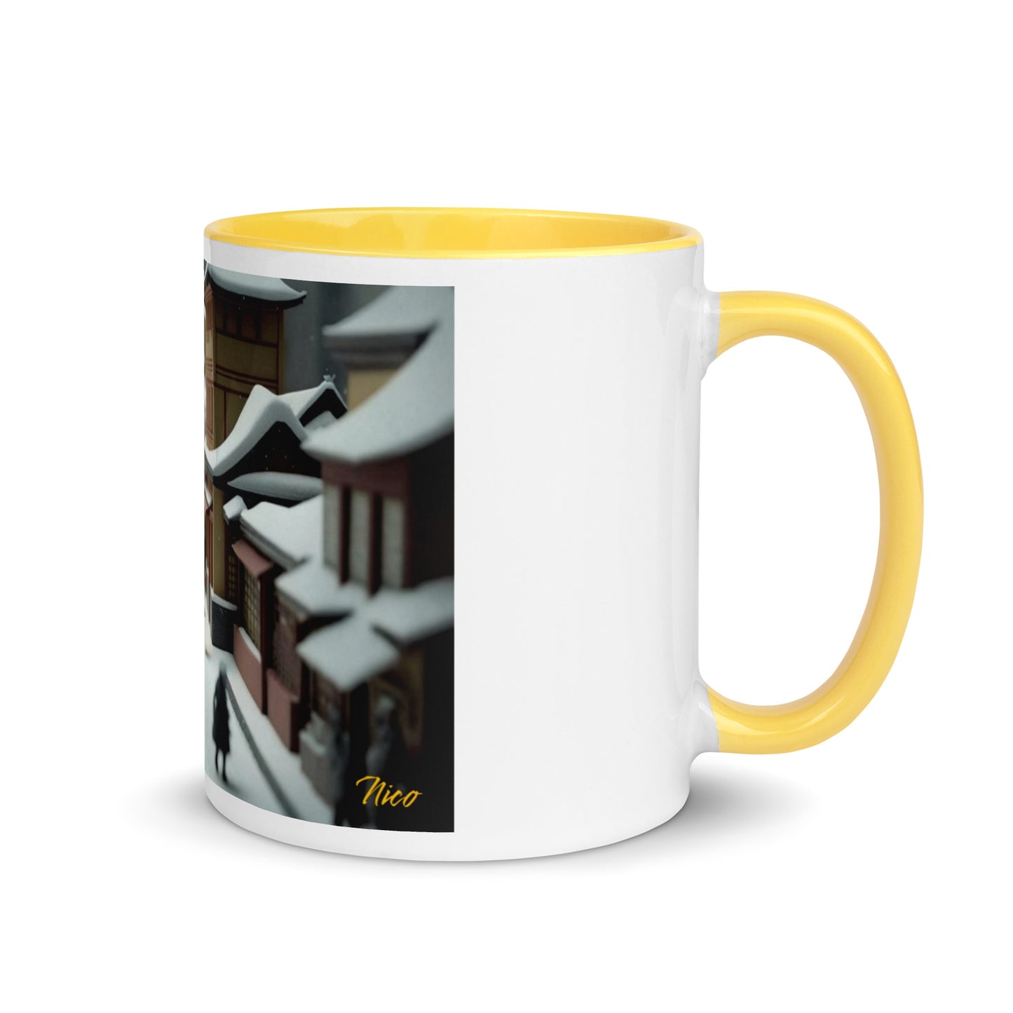 I Wish It Would Snow Series Print #9 - Mug with Color Inside